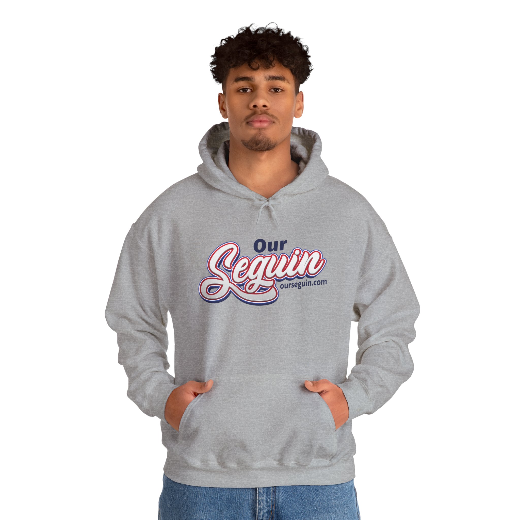 Our Seguin Unisex Hooded Sweatshirt - Cozy Gift For Friends, Casual Fashion, Birthday Surprise, Trendy Comfort Wear, Dress Up Or Down 2 Our Seguin Unisex Hooded Sweatshirt - Cozy Gift For Friends, Casual Fashion, Birthday Surprise, Trendy Comfort Wear, Dress Up Or Down - Image 2