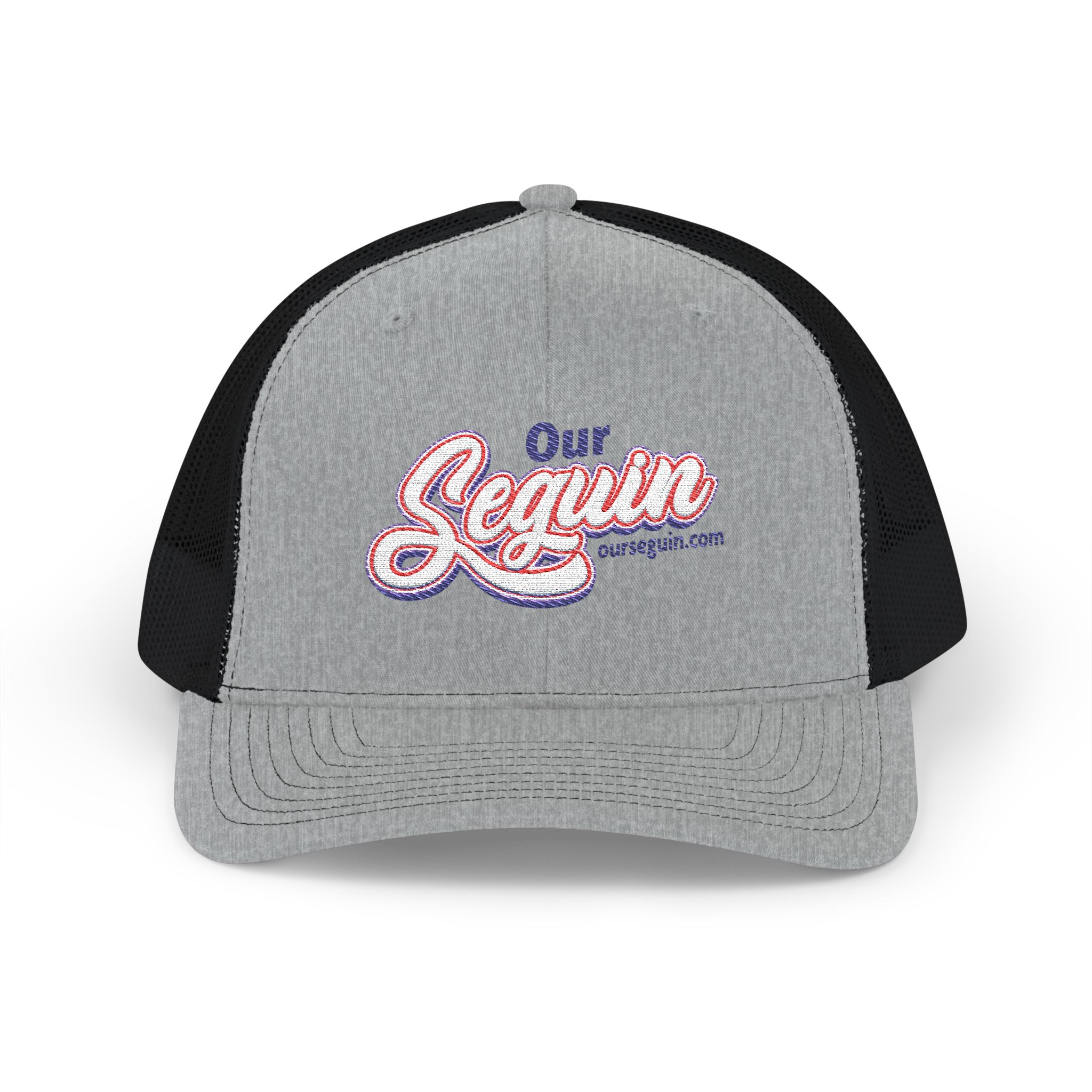 Embroidered Snapback Trucker Cap 4 Embroidered Snapback Trucker Cap - Image 4