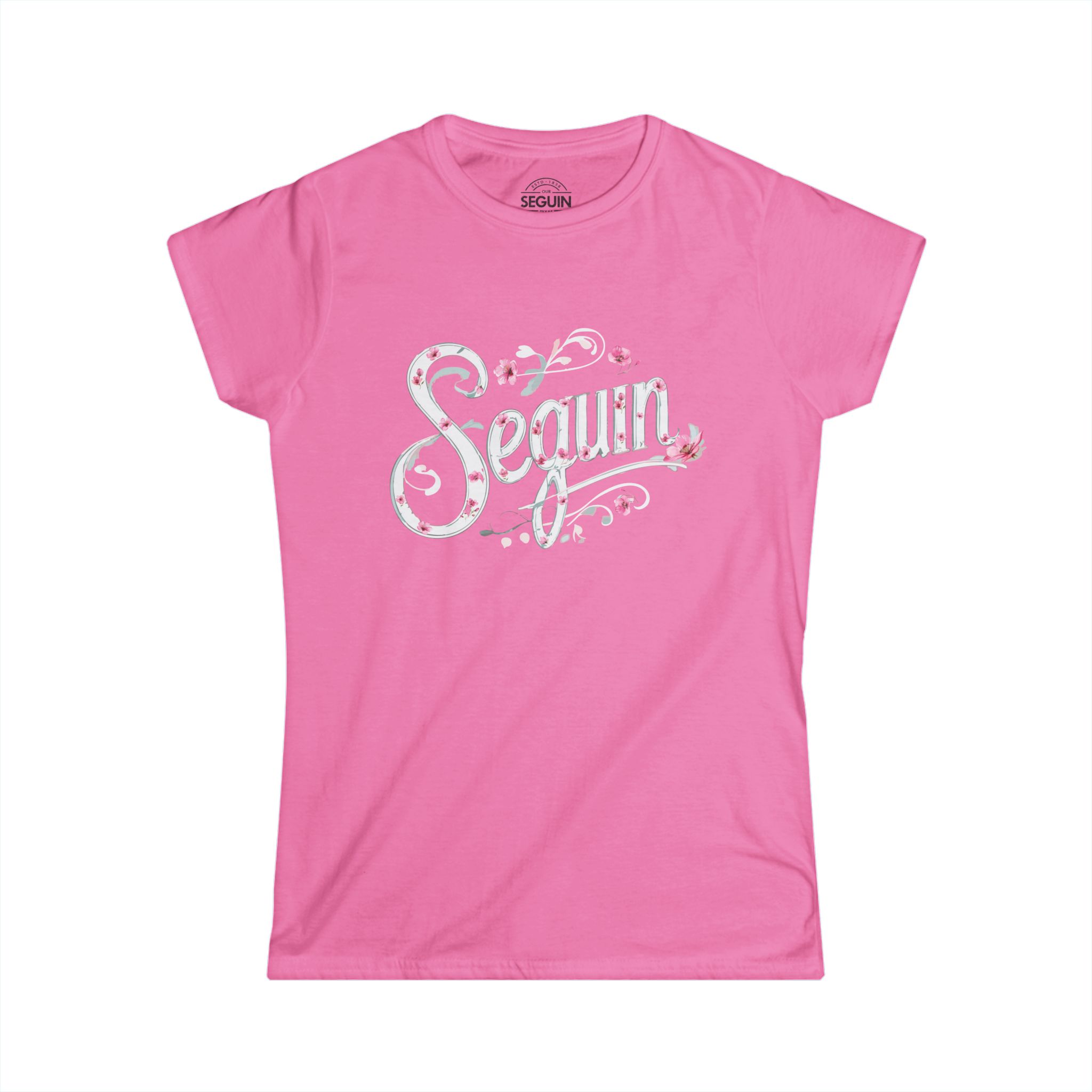 Seguin Floral Women'S Tee | Casual Spring Top, Perfect For Mother'S Day, Birthday Gifts, Or Everyday Wear 1 Seguin Floral Women'S Tee | Casual Spring Top, Perfect For Mother'S Day, Birthday Gifts, Or Everyday Wear