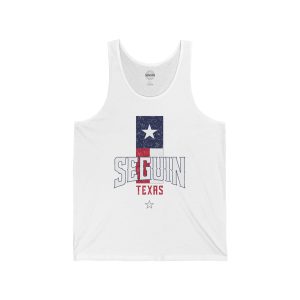 Seguin Texas Pride Unisex Jersey Tank | Sequin TX Summer Top | Texas Gifts | Casual Wear | Gift for Him or Her