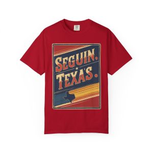 Vintage Seguin Texas Unisex T-Shirt, Retro Gift, Casual Wear, Summer Apparel, Texas Pride, Travel Souvenir