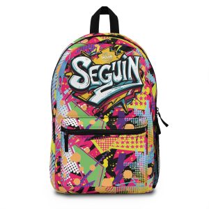 Seguin Texas Graffiti Backpack | Casual School Bag, Travel Backpack, Personalized Gift, Adventure Rucksack